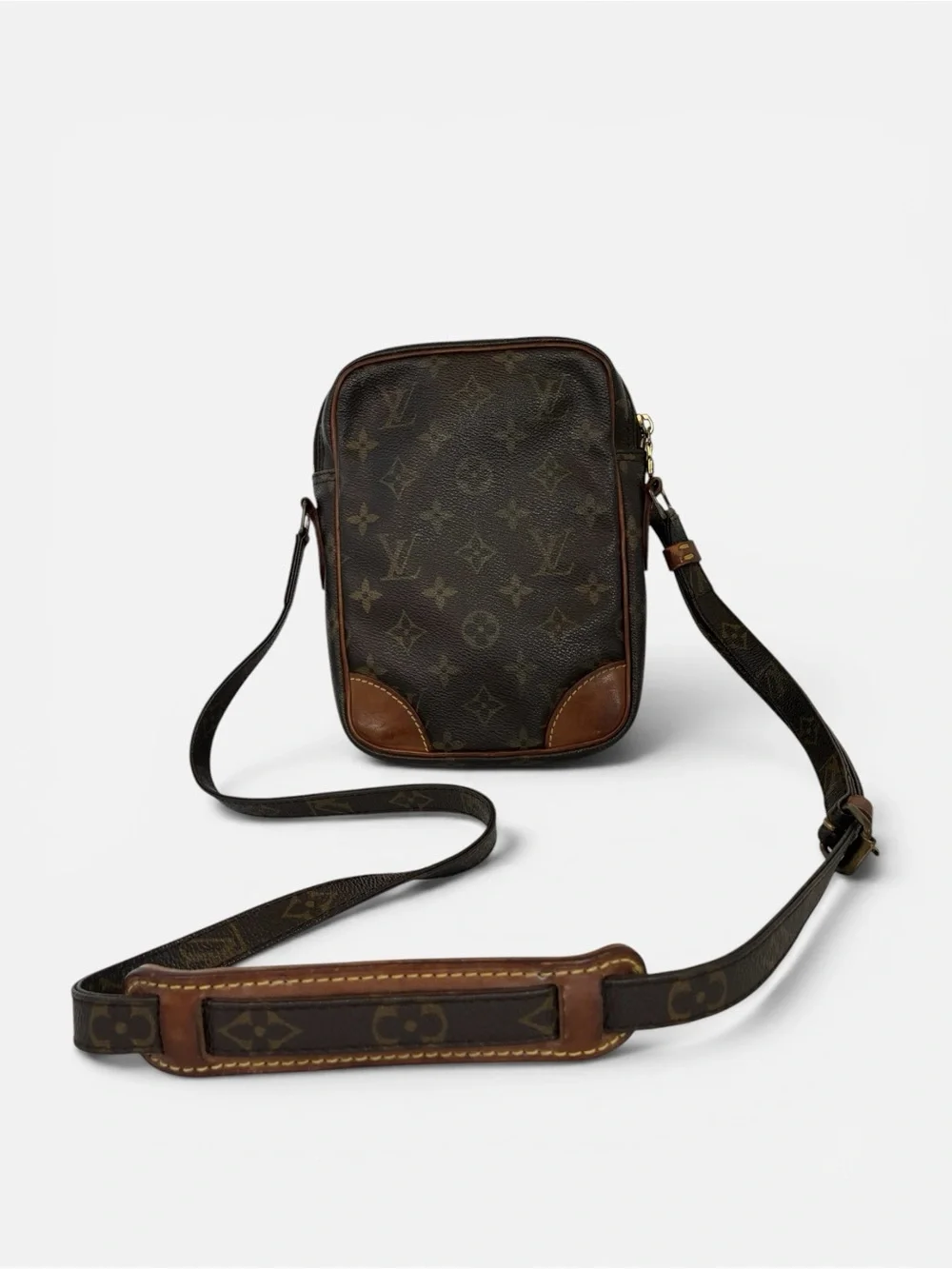 Louis Vuitton Monogram Crossbody in Brown and Tan